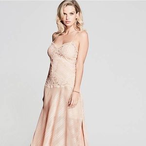 Guess Marciano Maxi Blush Dielle Gown BNWT.